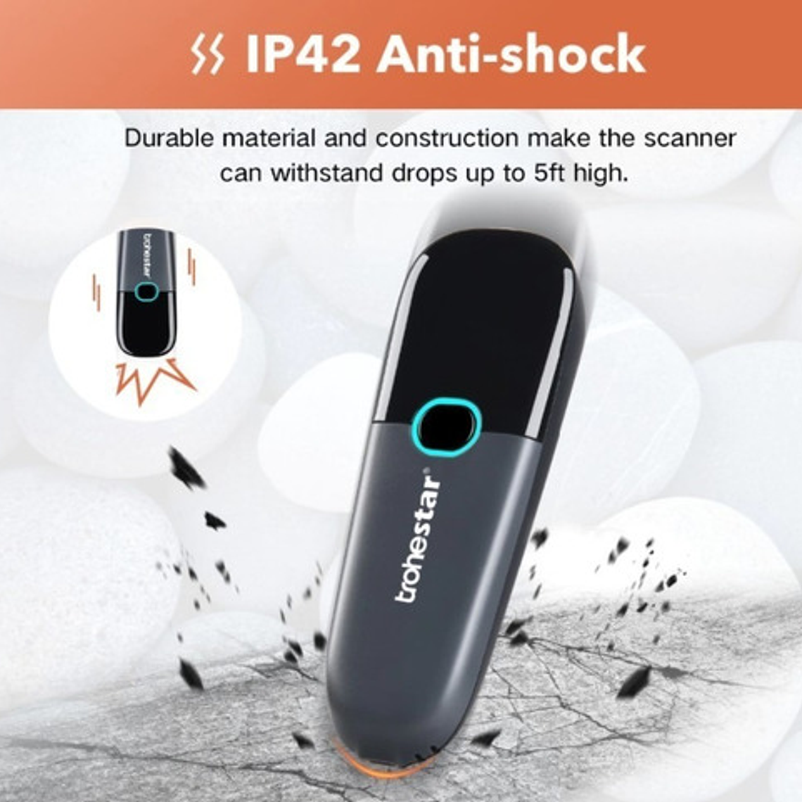 Lector Código Barras Portátil Trothestar El Mejor Del Sitio 7
