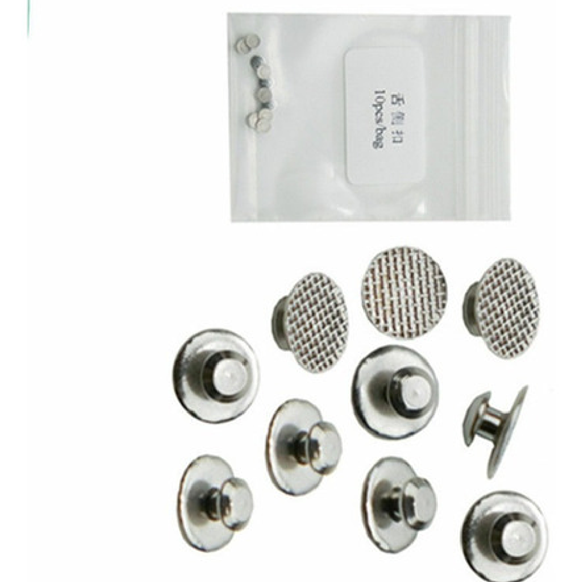 Botones Ortodocia Linguales Bolsita 10u Santiago 3