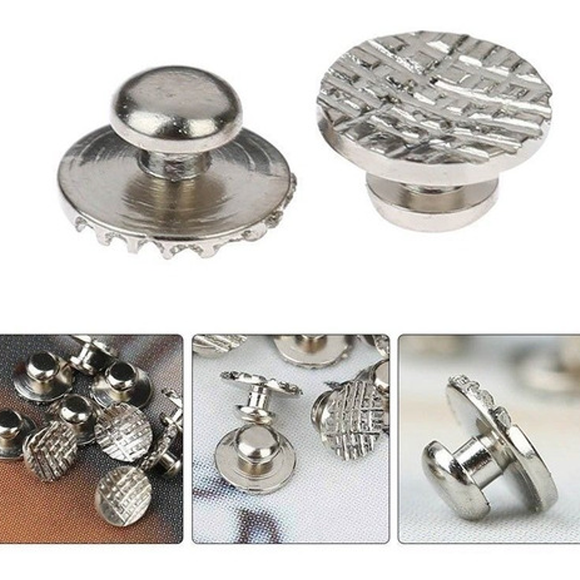 Botones Ortodocia Linguales Bolsita 10u Santiago 4