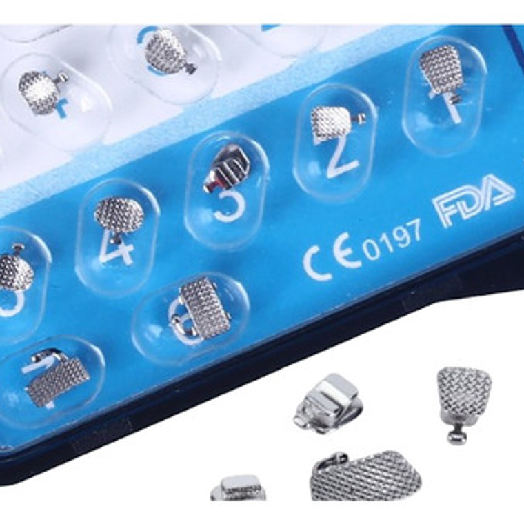 Brackets Linguales Juego Con Tubos 28u Calidad Santiago 1