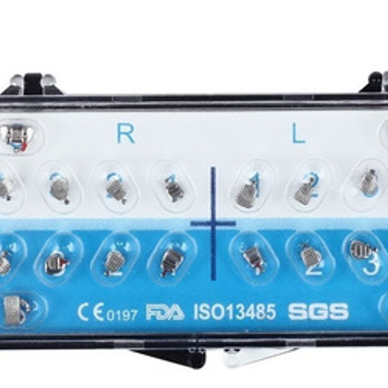 Brackets Linguales Juego Con Tubos 28u Calidad Santiago 2