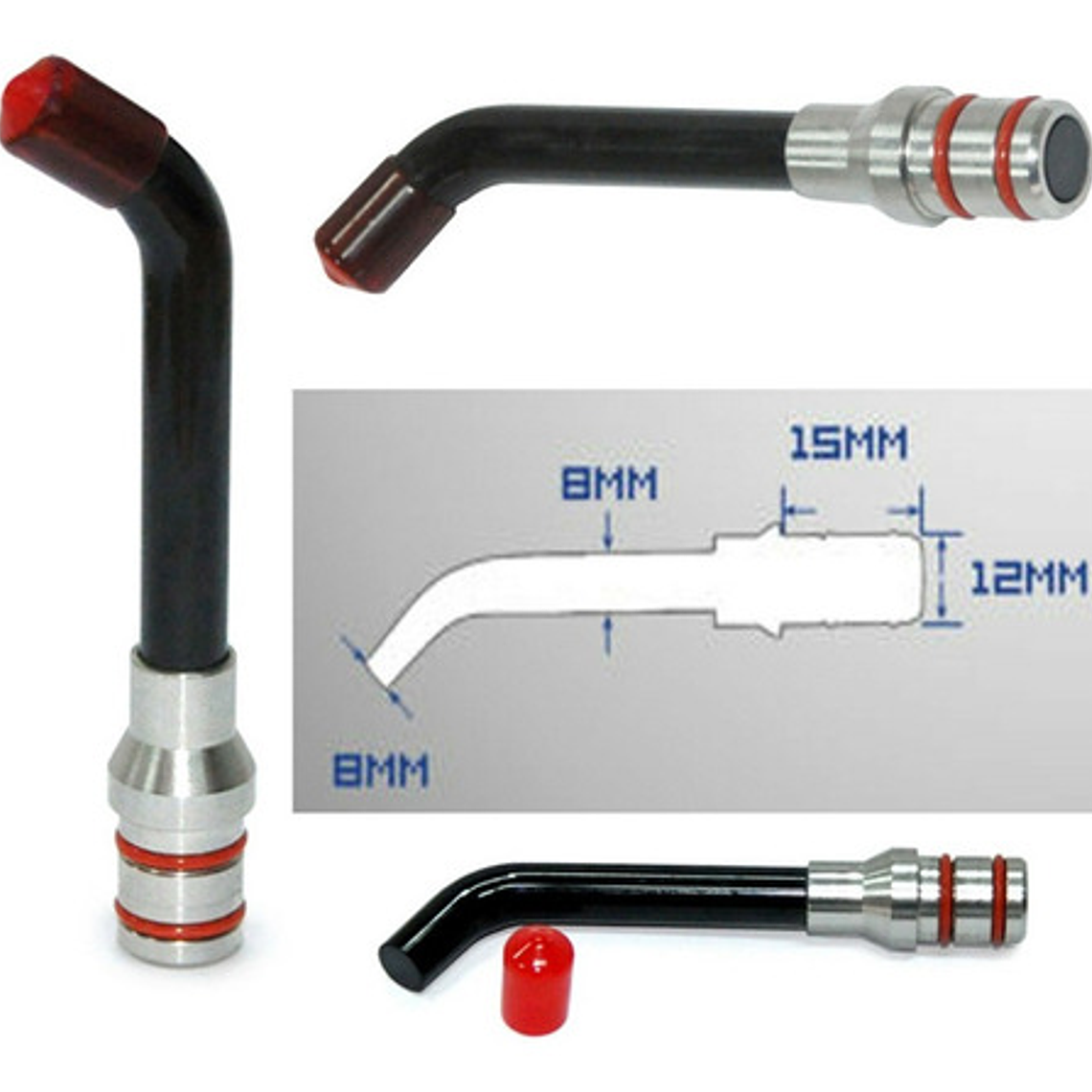 Fibra Optica Dental Lampara Fotocurado Medidas Santiago 9