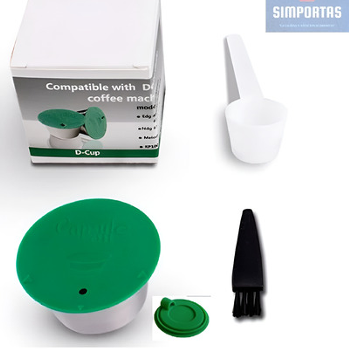 Capsula Dolce Gusto Metálica Reutilizable Accesorio Santiago 1