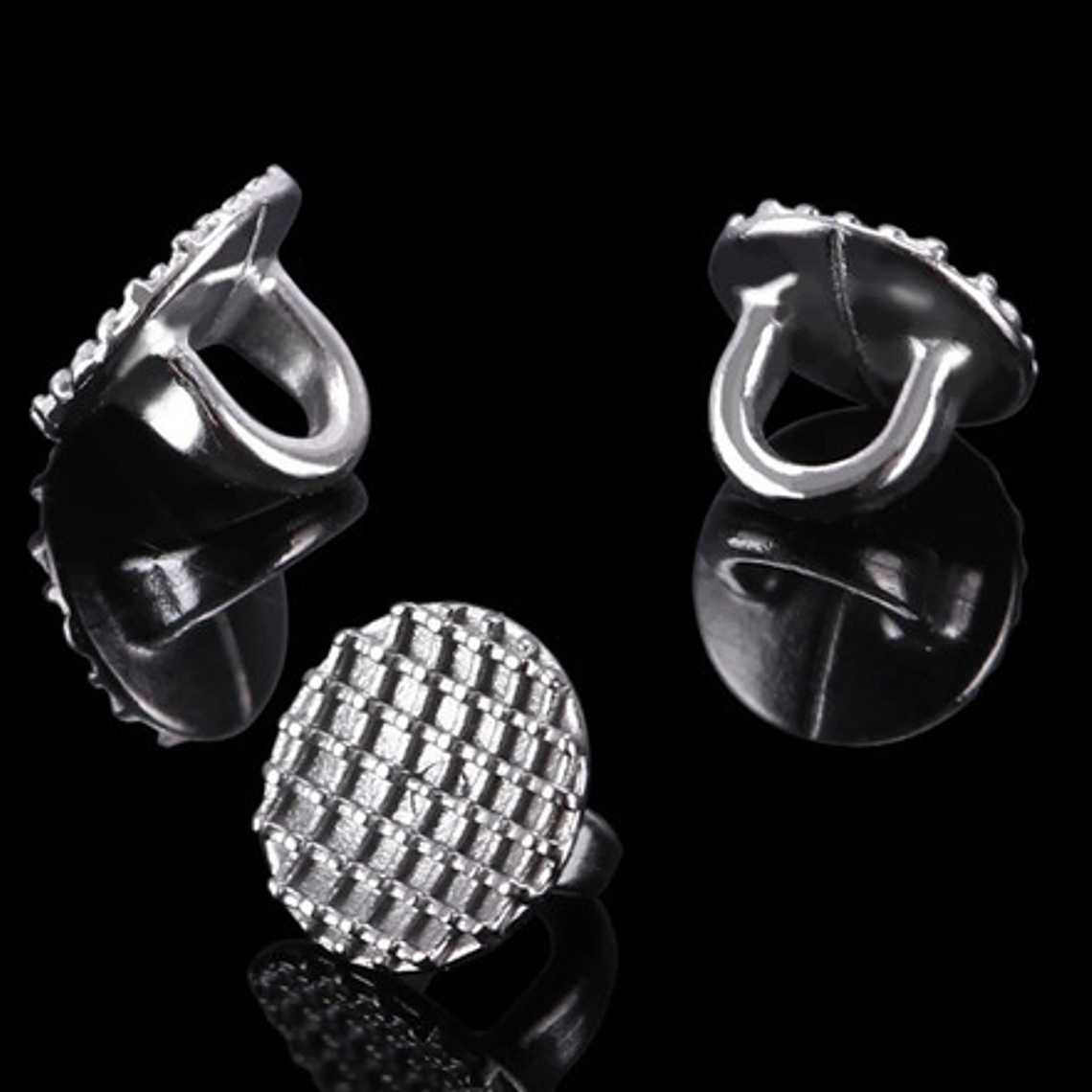 Botones Ortodoncia Con Ojal Linguales Bolsita 10u Santiago 3