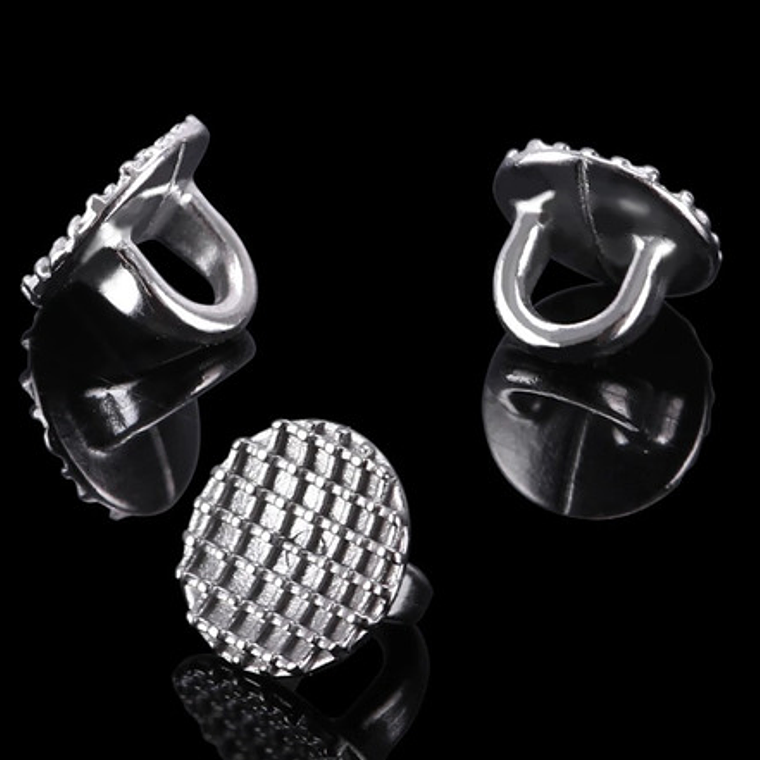 Botones Ortodoncia Con Ojal Linguales Bolsita 10u Santiago 3