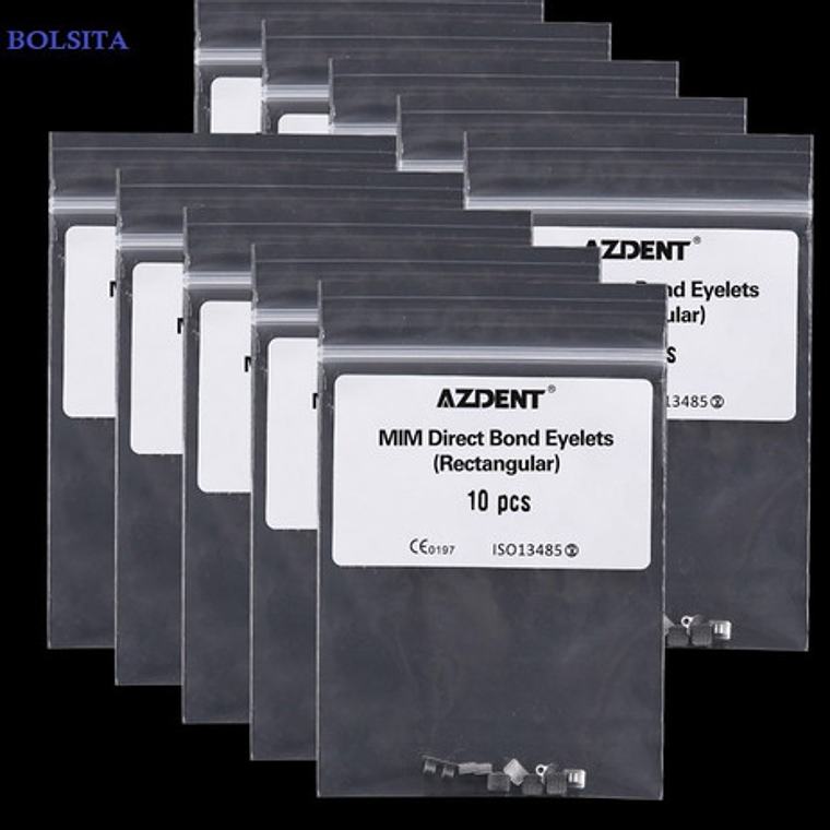 Botones Ortodoncia Con Ojal Linguales Bolsita 10u Santiago 8