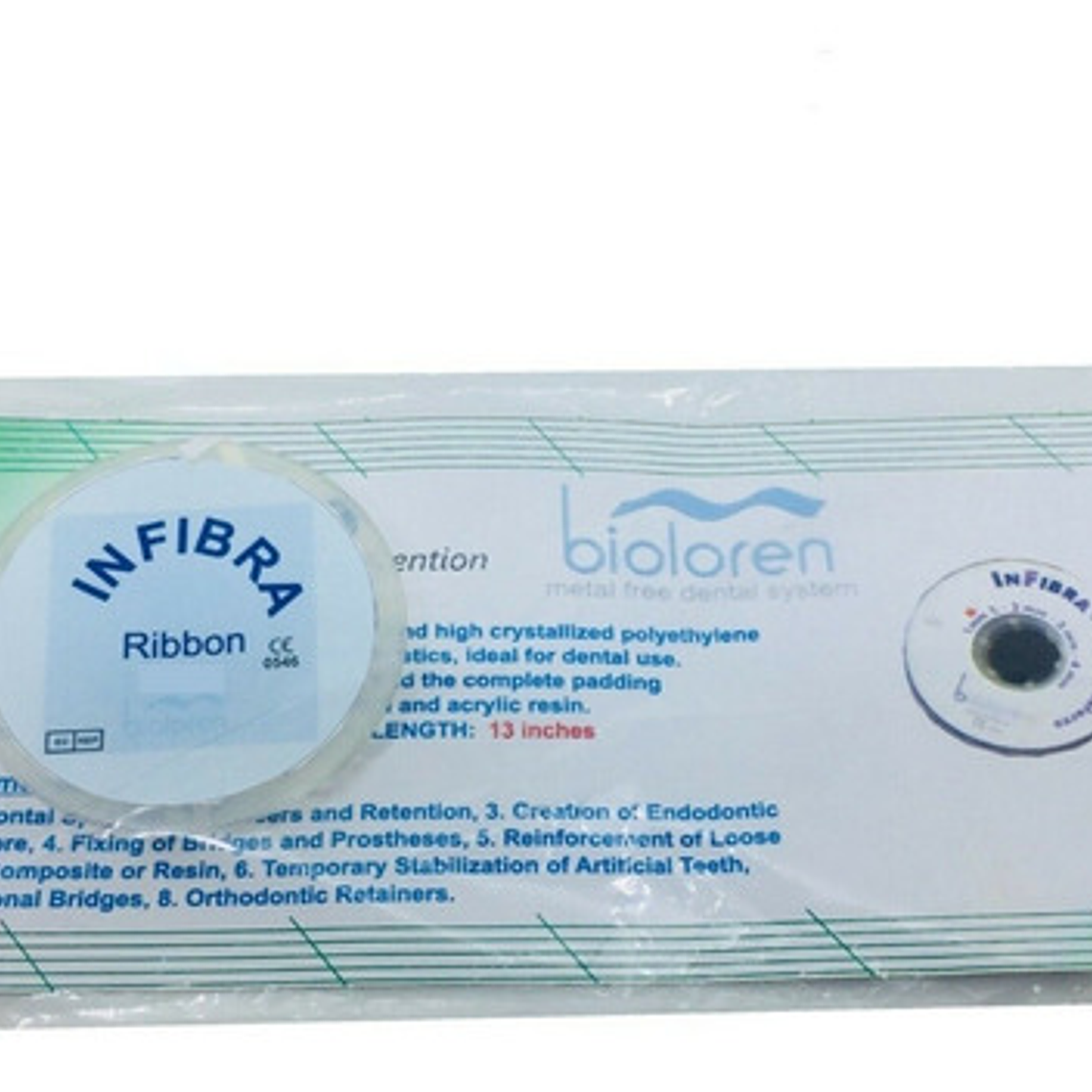 Banda De Refuerzo Dental Tira De Fibra Tipo Ribbon 1 Rollo 10