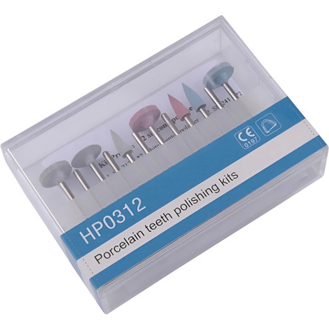 Pulidor De Cerámica Y Porcelana Dental Set De 12u Santiago 1