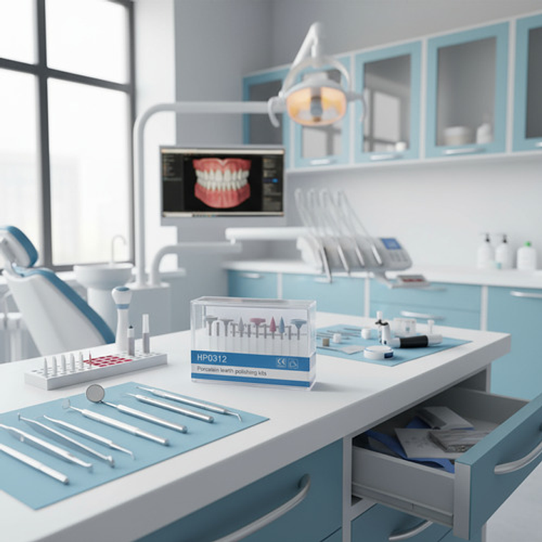 Pulidor De Cerámica Y Porcelana Dental Set De 12u Santiago 2