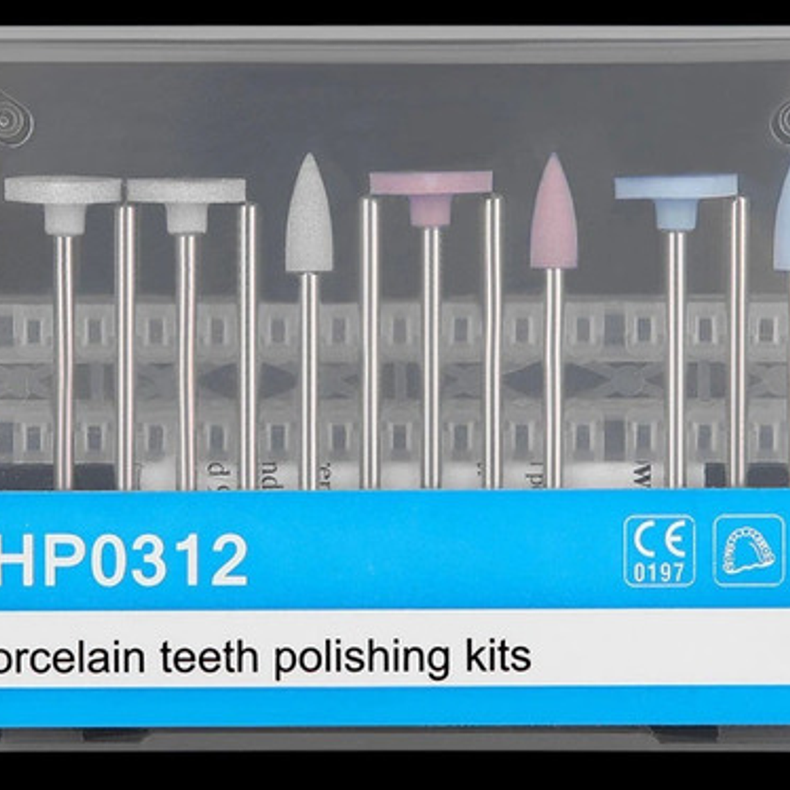 Pulidor De Cerámica Y Porcelana Dental Set De 12u Santiago 6