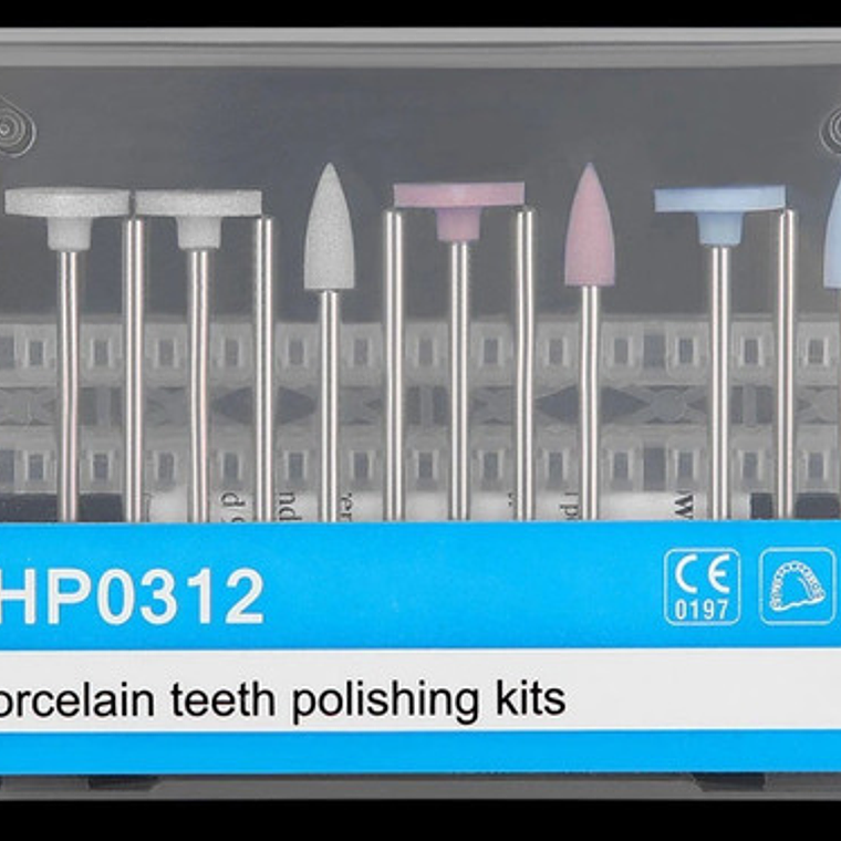 Pulidor De Cerámica Y Porcelana Dental Set De 12u Santiago 6