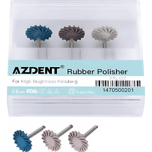 Goma De Pulido Set Tipo Enhance Baja Velocidad Tipo Rueda