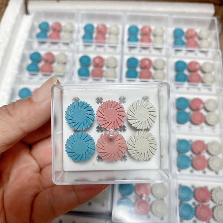 Goma De Pulido Set Tipo Enhance Baja Velocidad Tipo Rueda 8