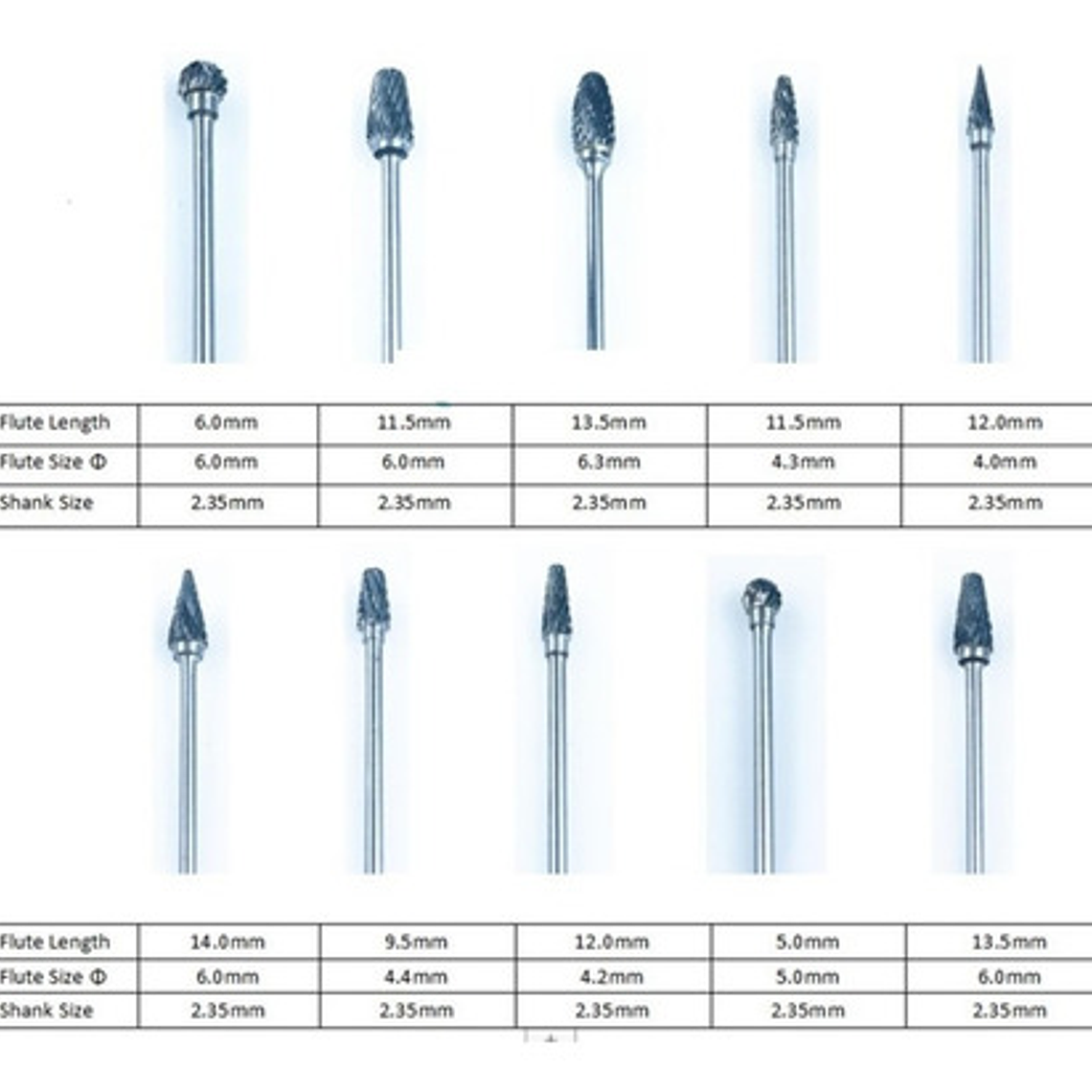 Fresón De Carbide Set 10 Unidades Dental Santiago 5