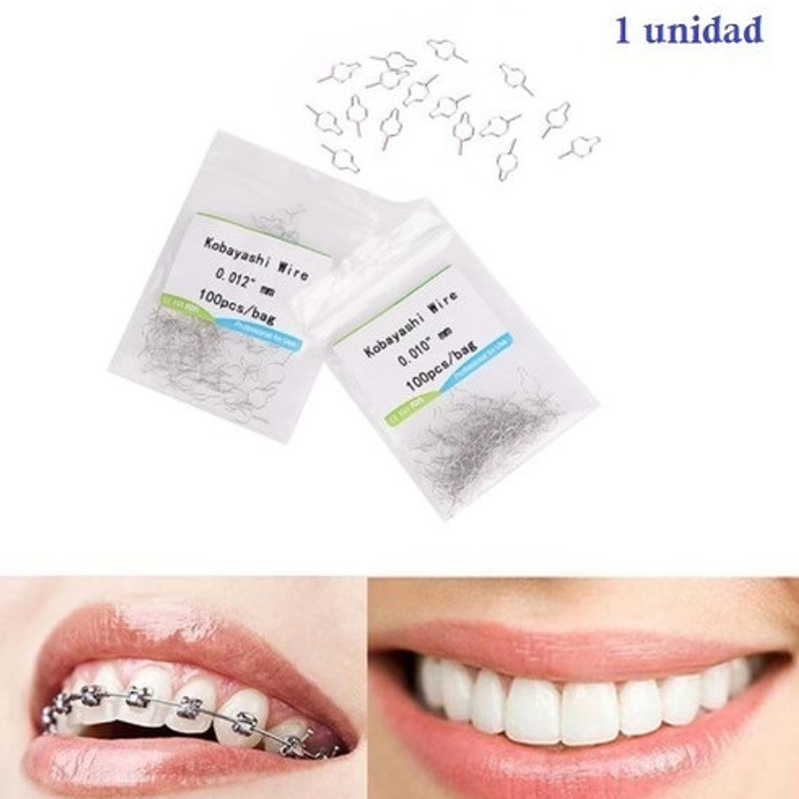 Ligadura Metálica De Ortodoncia X 100u Medidas Santiago 2