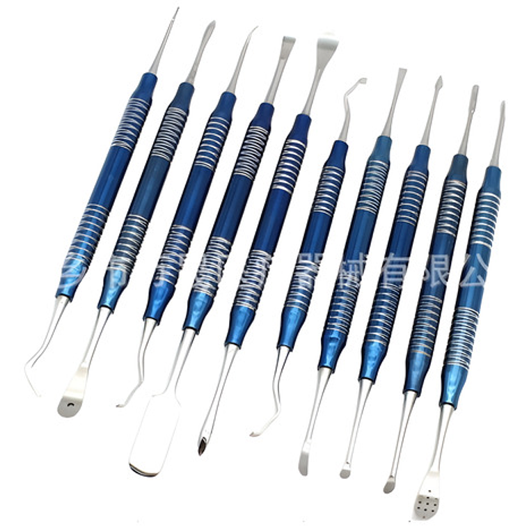 Set Periostótomos Odontología Cirugía Bucal Instrumental Sgo 3