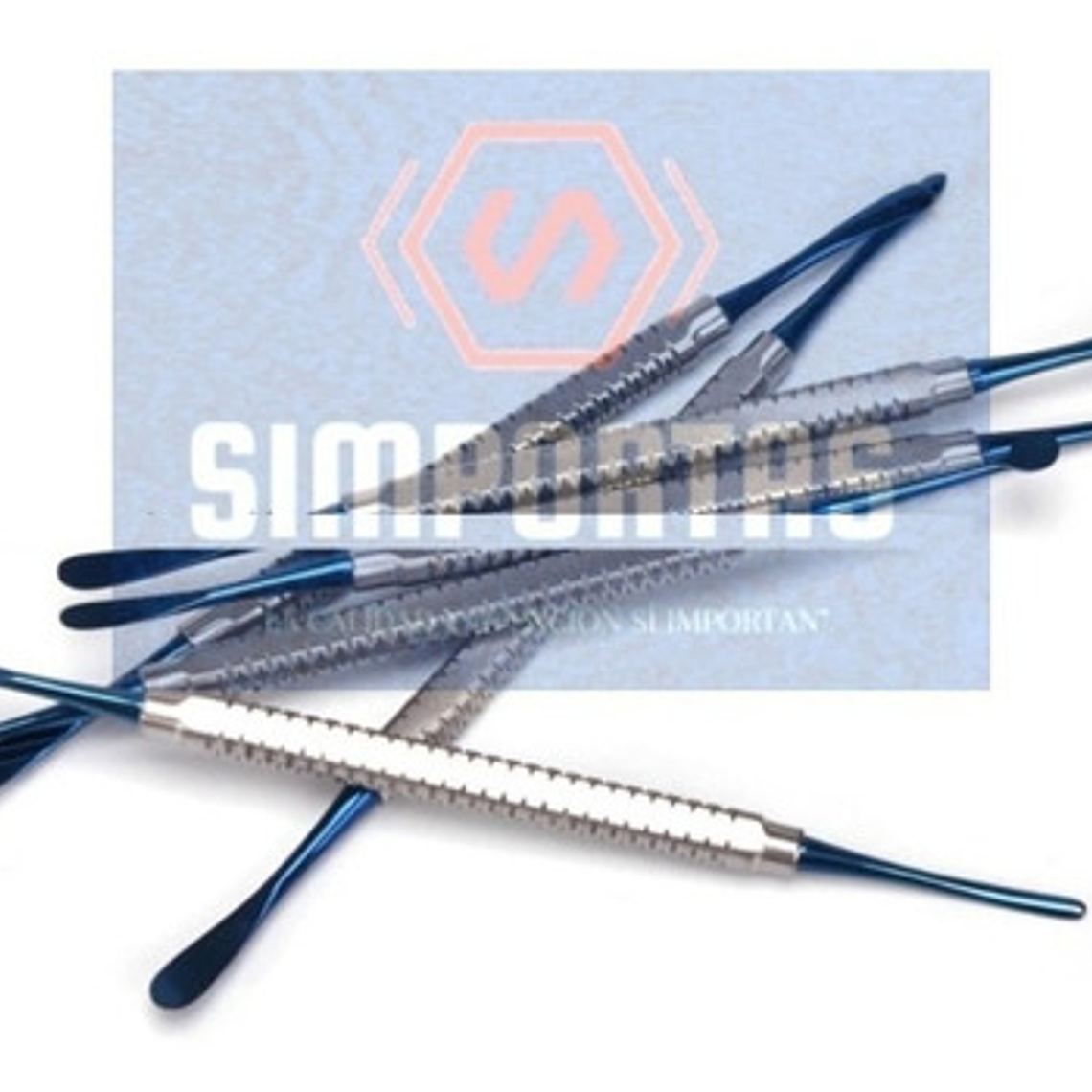 Set Periostótomos Odontología Cirugía Bucal Instrumental Sgo 7