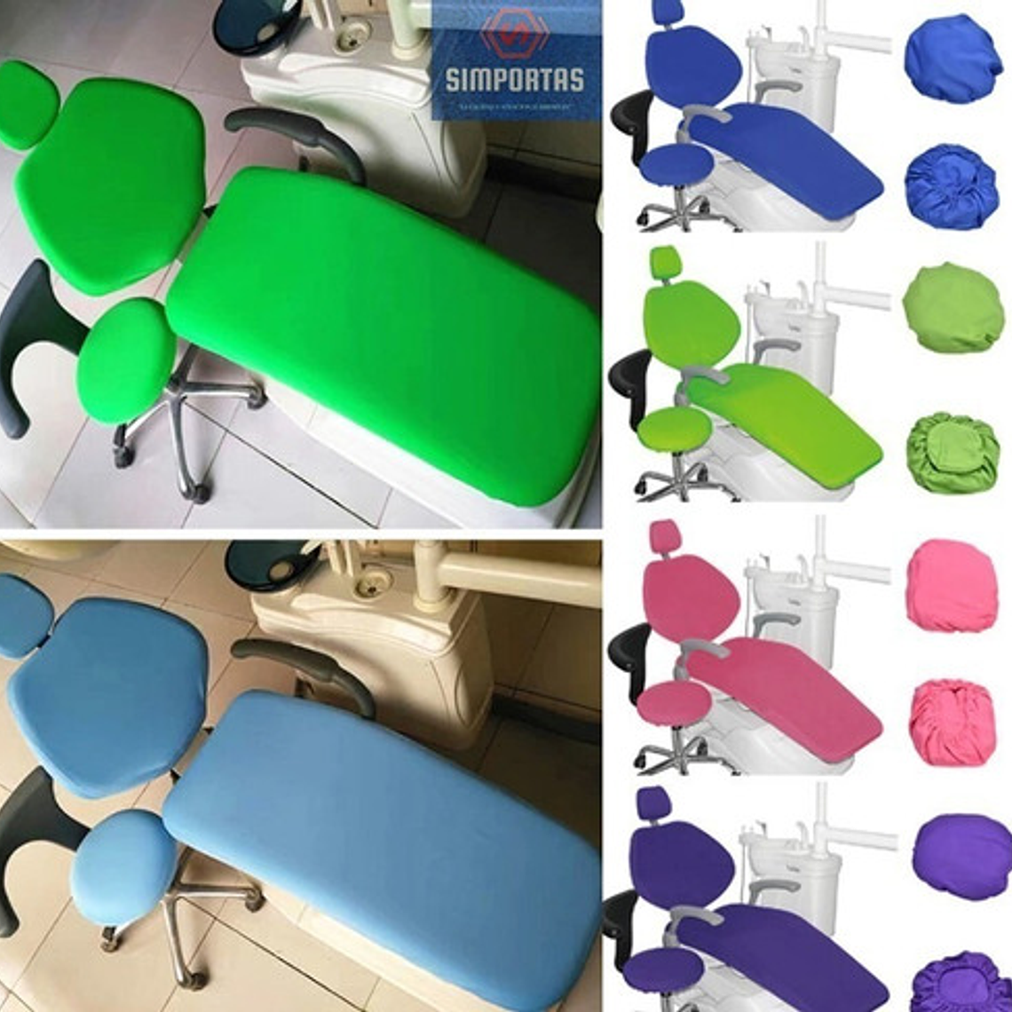 Funda De Cuero Pu Para Sillón Dental Set Calidad Santiago 14