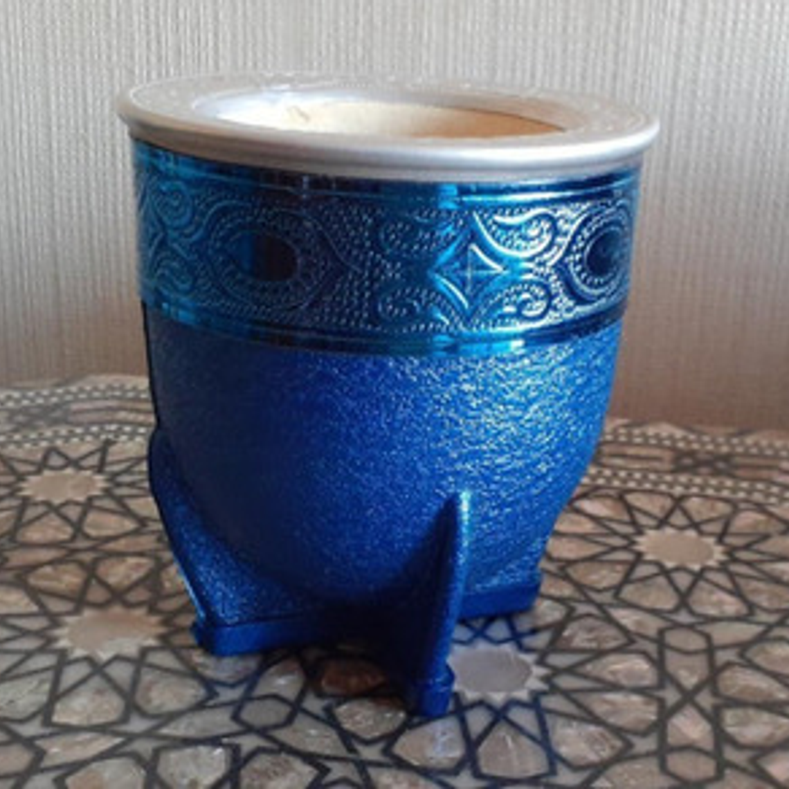 Mate Imperial Grande De Símil-cuero Calabaza Colores Stgo. 7