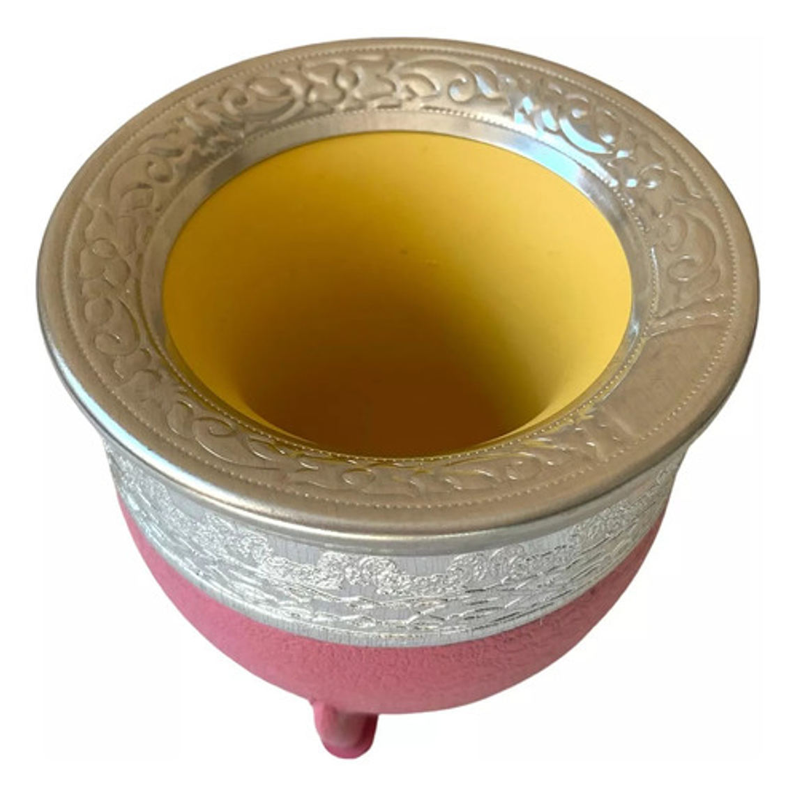 Mate Imperial Grande De Símil-cuero Calabaza Colores Stgo. 25