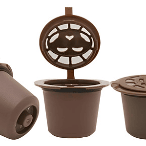 3x Capsula Café Reutilizables Recargables Nespresso Santiago