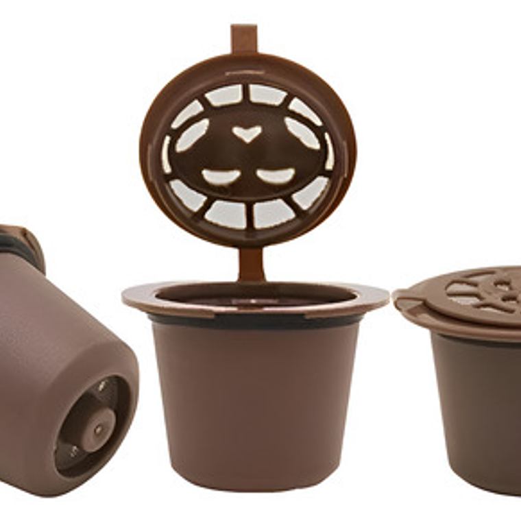 3x Capsula Café Reutilizables Recargables Nespresso Santiago 5