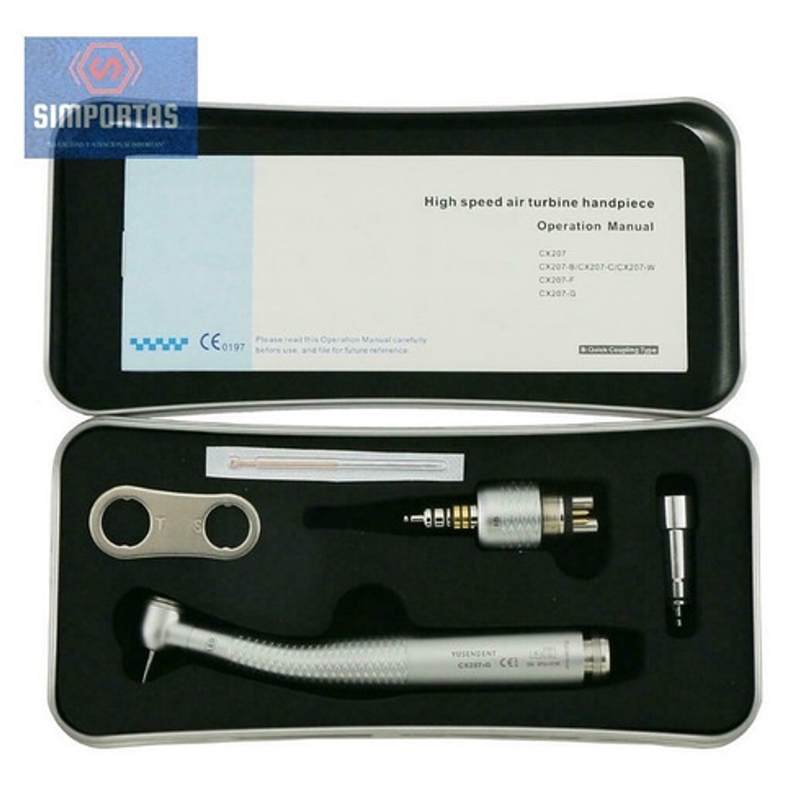 Turbina Dental Led Fibra Óptica Roto Quick Sistema 6h Stgo. 1