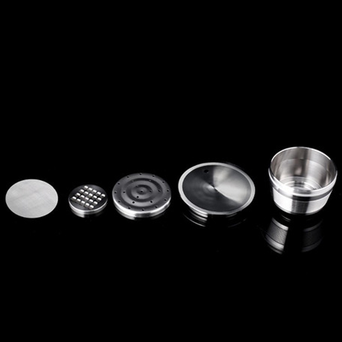 Pack Capsula Dolce Gusto Reutilizable Tapa Metálica Premium 4