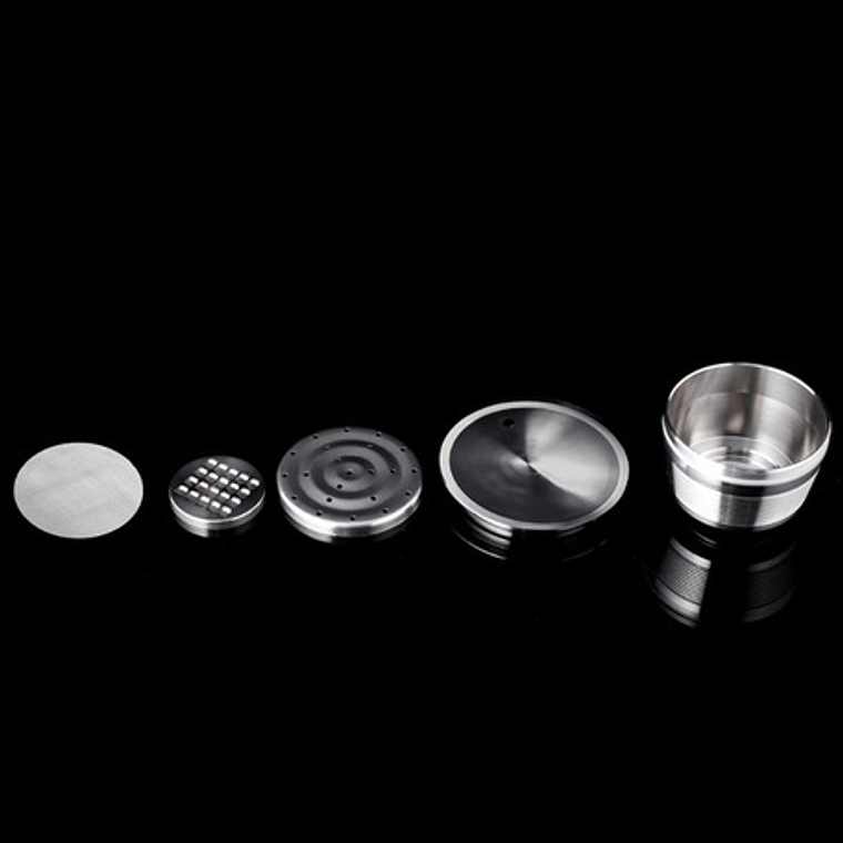 Pack Capsula Dolce Gusto Reutilizable Tapa Metálica Premium 4