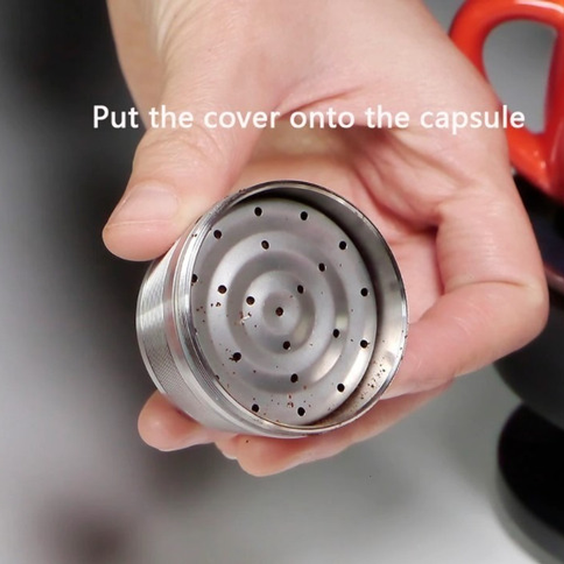 Pack Capsula Dolce Gusto Reutilizable Tapa Metálica Premium 7