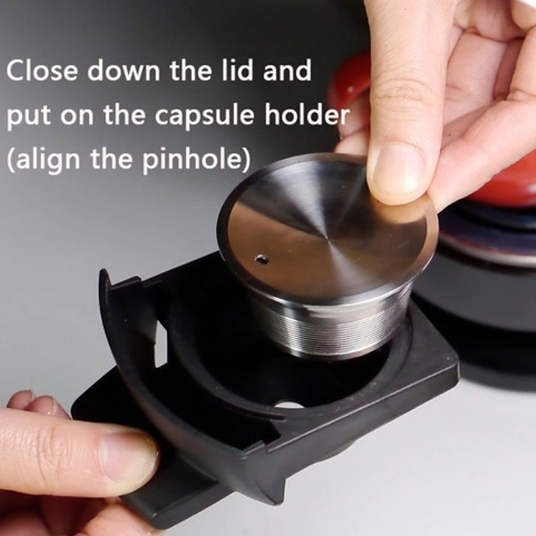 Pack Capsula Dolce Gusto Reutilizable Tapa Metálica Premium 8