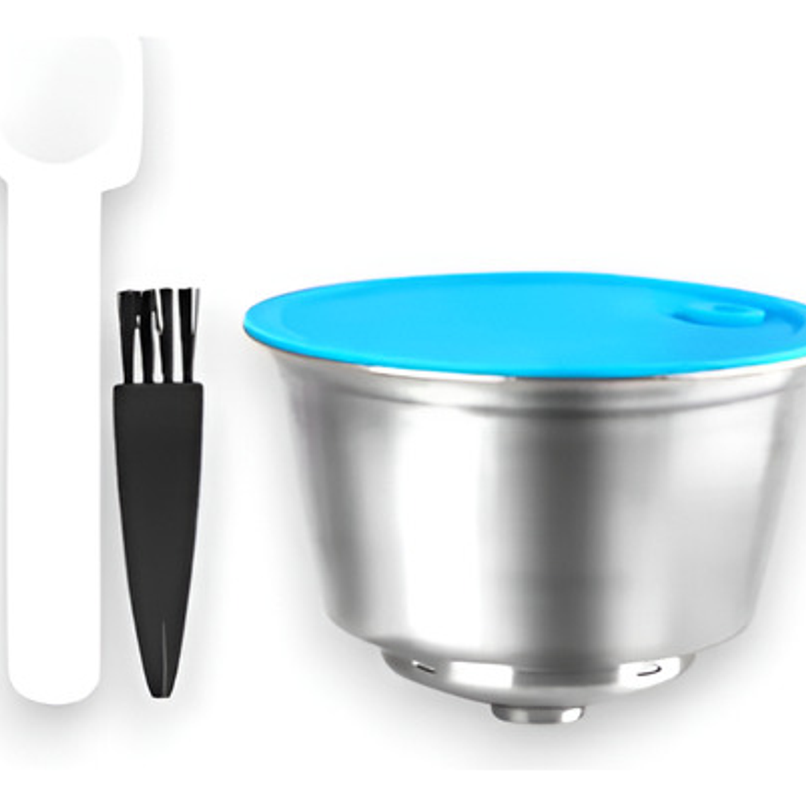Capsula Dolce Gusto Reutilizable Acero Inoxidable Tapa Azul 1