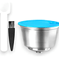 Capsula Dolce Gusto Reutilizable Acero Inoxidable Tapa Azul - Miniatura 1