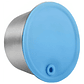 Capsula Dolce Gusto Reutilizable Acero Inoxidable Tapa Azul - Miniatura 3