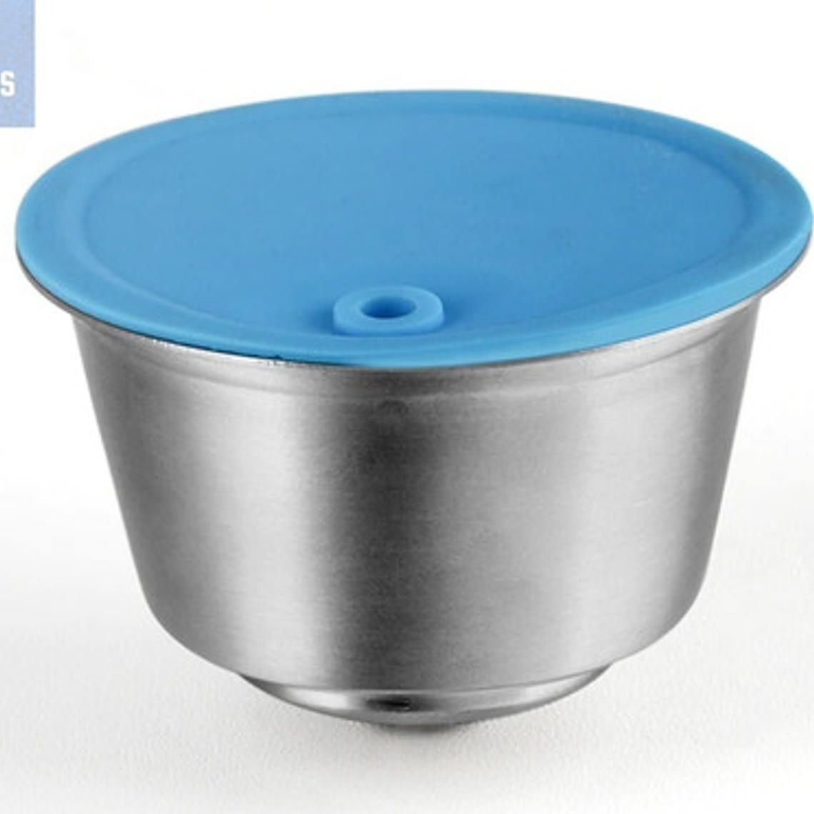 Capsula Dolce Gusto Reutilizable Acero Inoxidable Tapa Azul 5