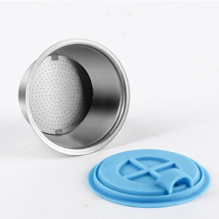 Capsula Dolce Gusto Reutilizable Acero Inoxidable Tapa Azul 8