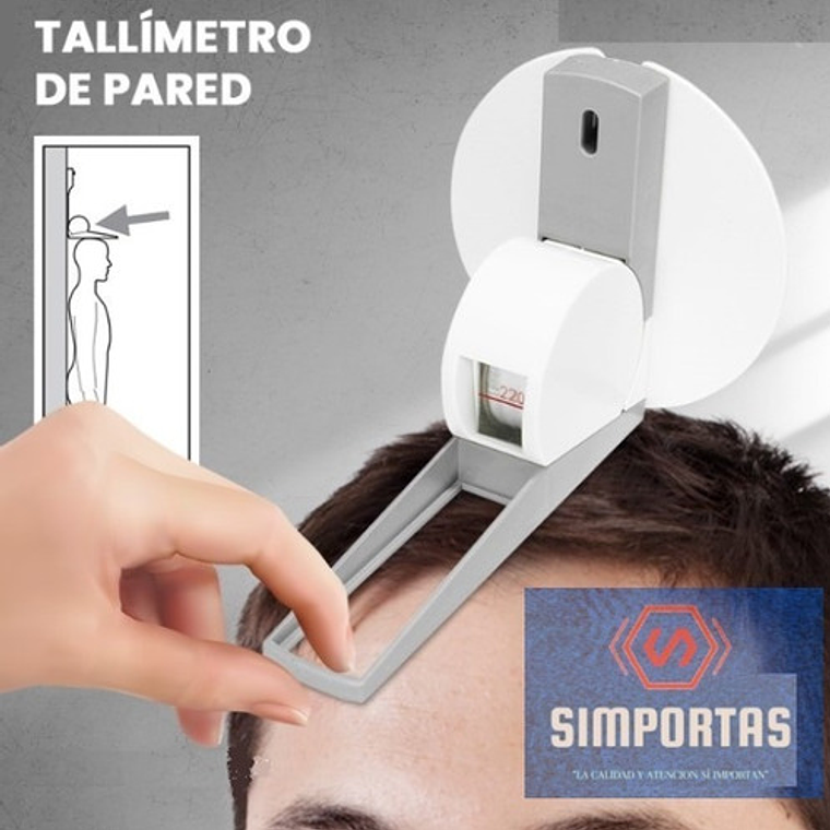 Tallimetro Portátil Fijo De Pared Altura 200 Cms Santiago 4
