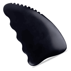 Piedra Herramienta Masaje Facial Gua Sha Obsidiana Modelos