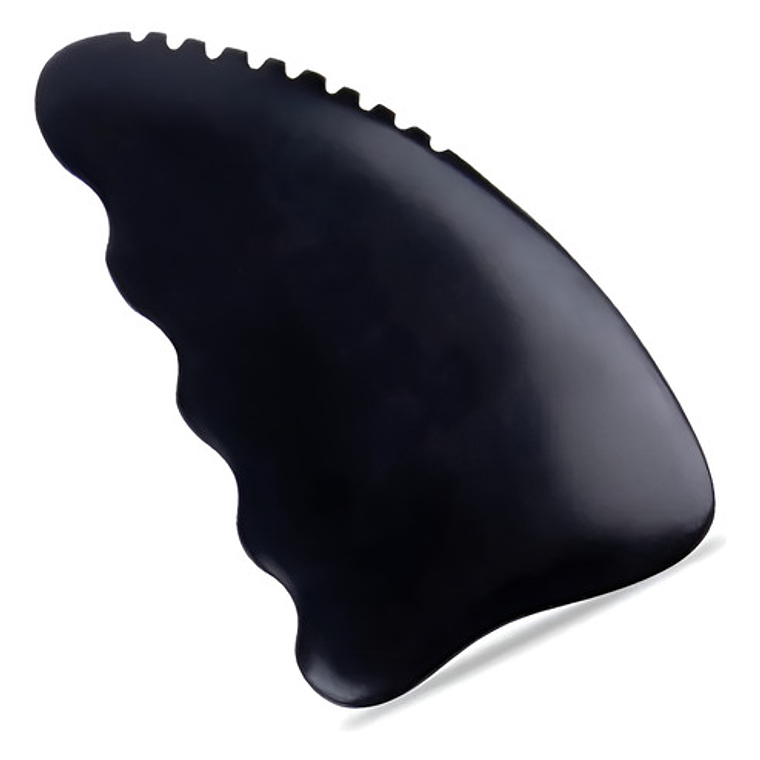 Piedra Herramienta Masaje Facial Gua Sha Obsidiana Modelos 1