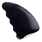 Piedra Herramienta Masaje Facial Gua Sha Obsidiana Modelos - Miniatura 1