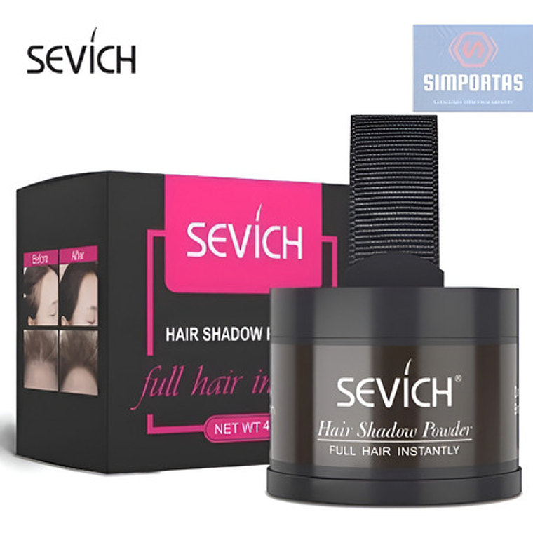 Sombra Sevich Cubre Canas Y Calvicie Barba Colores 4grs. 15