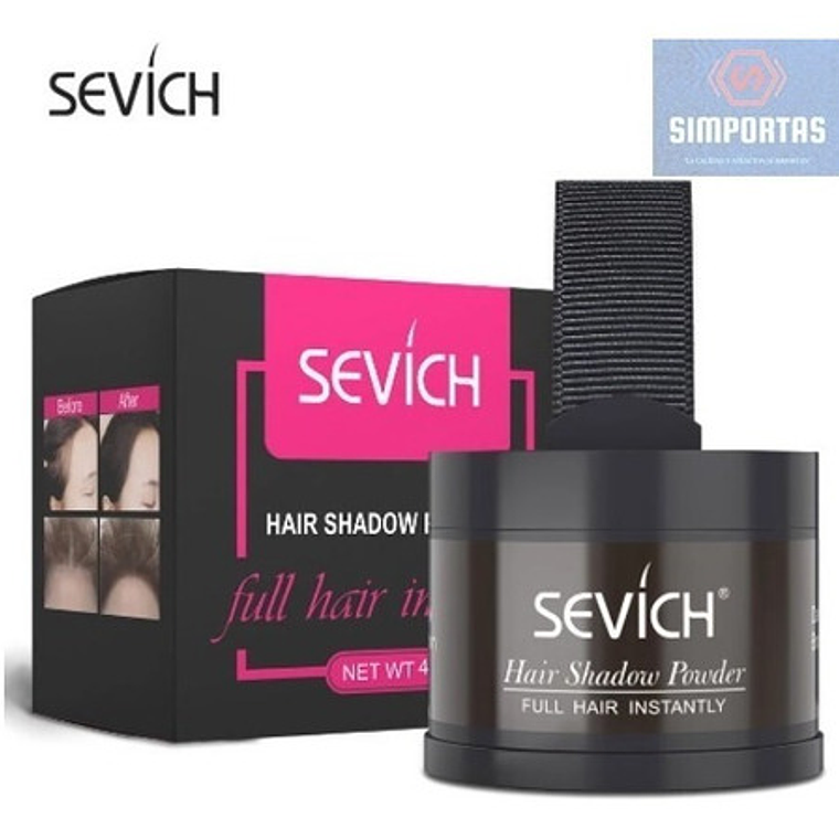 Sombra Sevich Cubre Canas Y Calvicie Barba Colores 4grs. 25