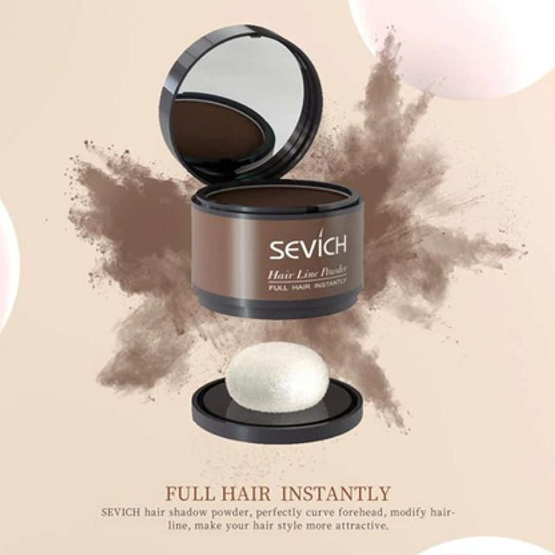 Sombra Sevich Cubre Canas Y Calvicie Barba Colores 4grs. 31