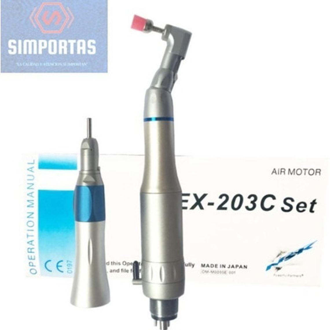 Set Micromotor + Turbina Panamax Plus 8 Spray Santiago 4