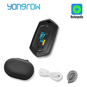 Saturometro Oximetro Recargable Colores Usb Con Estuche Stgo