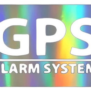 Gps Logo Adhesivo Grande Muy Reflectante 16x8cms Stgo.