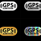 Gps Logo Adhesivo Grande Muy Reflectante 16x8cms Stgo. - Miniatura 5