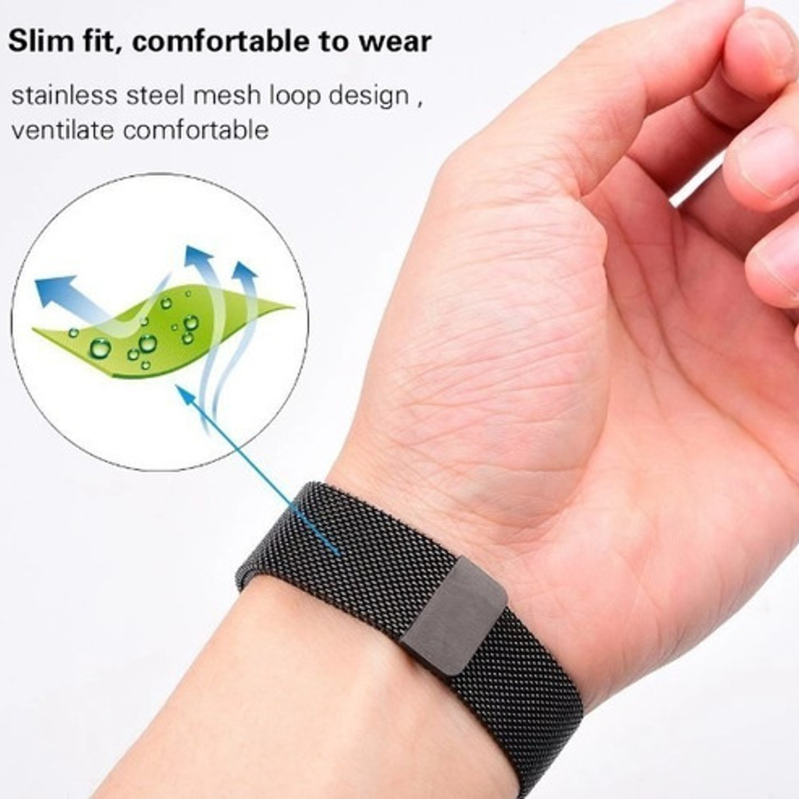 Correa Metálica Para Samsung Galaxy 3/gear S3 Y Más Santiago 12