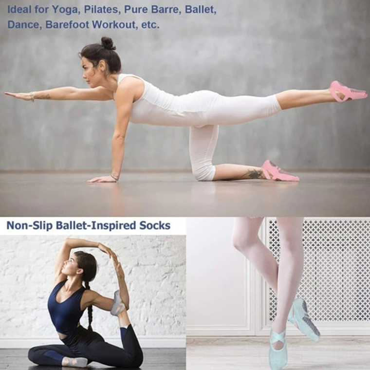 Calcetines Antideslizantes Modelo Para Pilates Y Yoga   14
