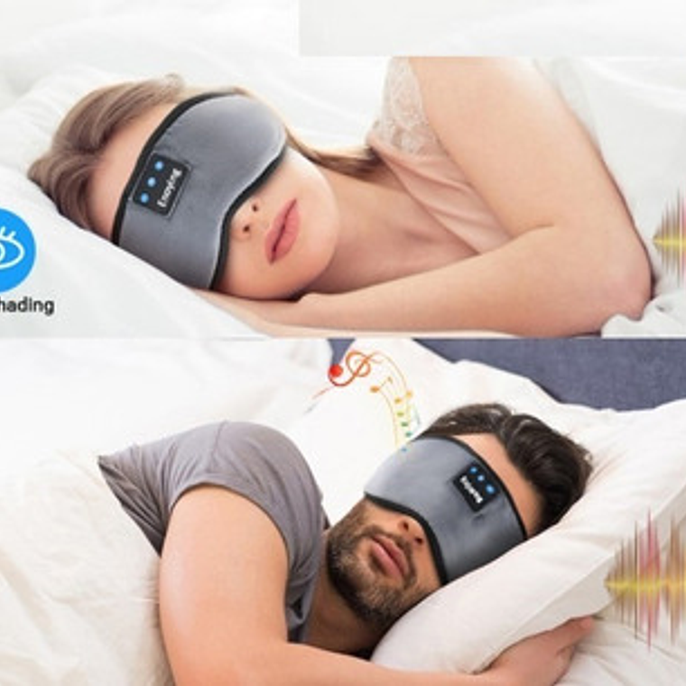 Antifaces Auriculares Dormir Bluetooth Música Micrófono Stgo 9